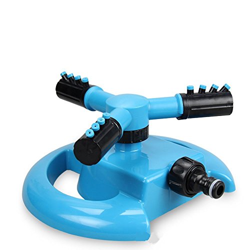Lawn Sprinkler, Toloco Garden Automatic 360 Degree Abs Rotation Spray Nozzle Watering Head Gardening Supplies