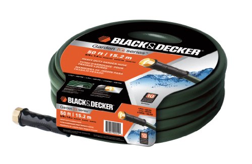 Black Decker BD70203 Heavy Duty Garden Hose 58-Inch 50-Feet