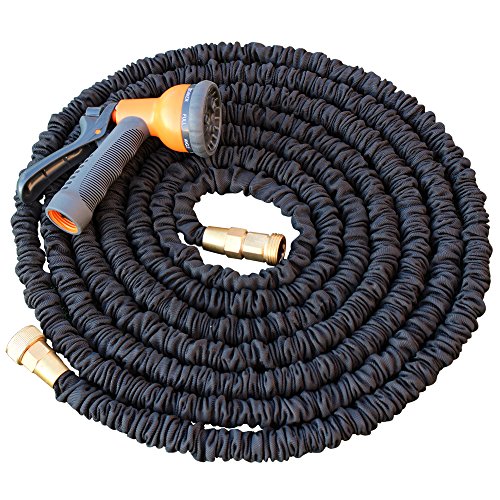 Black Mamba Updated And Improved 100 Expanding Garden Hose Double Latex Core Reinforced Fabric Cover Brass