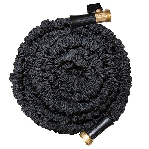 High Quality Black Garden Hose - Expands to 25 Feet - XHOSEÂ Pro ExtremeTM - The Original Expanding Hose - Lightweight Kink-Free and Stronger Than Ever - Expands Up To 3X its Length -