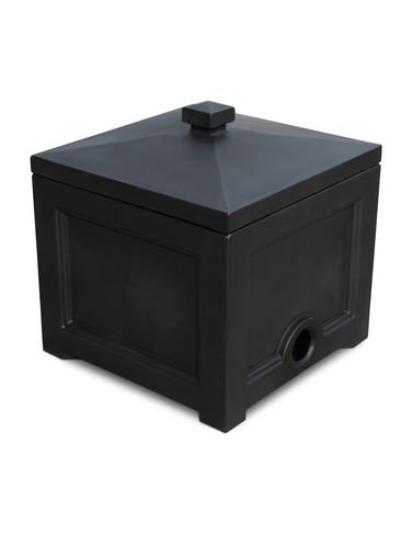 Mayne Inc Fairfield Garden Hose Bin Black