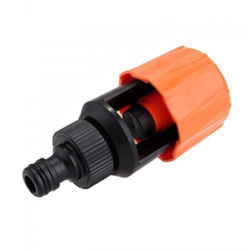 Yeefant Universal Tap Connector Fits Garden Hose Pipe Faucet Connector Mixer Kitchen Tap Adapter FittingsOrangeTap Width 12 Inch Standard Faucet Aerators Sink Faucet Drain Replacement Part Orange