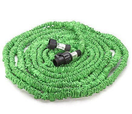 Klaren Expandable And Flexible Garden Hose 25 Ft Expanding Or Collapsible Hose For Easy Home Storage green 25