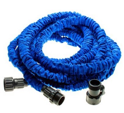 Worth And Nice Flexible Expandable Garden Hose 25feet  Double Layer Latex Retractable Collapsible Garden Water