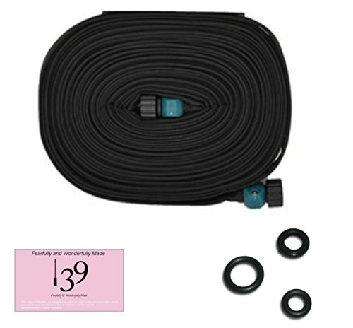 New Improved 50 Feet Soaker Omega Lawn And Garden 3/4 Water Hose With 3 Free Water Control Discs