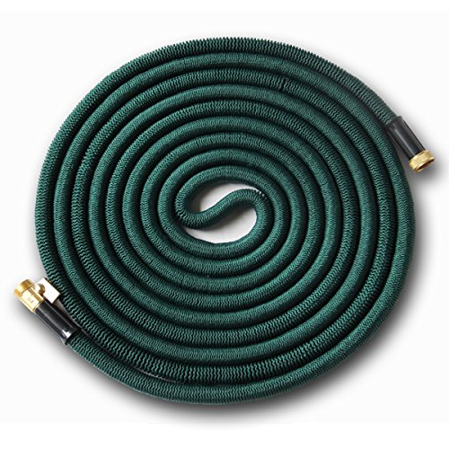 CLOSEOUT Expandable 100 Expanding Hose Strongest Expandable Garden Hose on the Planet Solid Brass Ends Double Latex Core Extra Strength Fabric