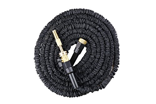 Semir Expandable Garden Hose Expanding Water Hosepocket Hose  Solid Brass Fittings With Inner Rubber Protective