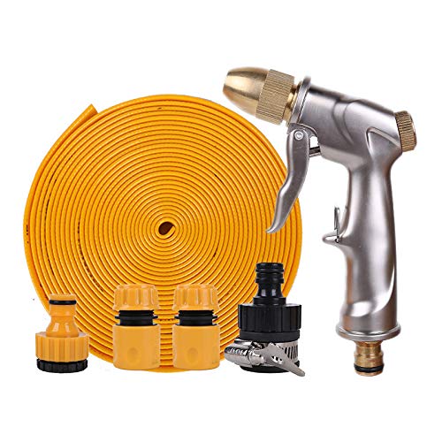 HZYWL Professional Garden Hose Drinking Water Safe Gardening Hose Suit Car wash Water Gun high Pressure Metal Nozzle40M