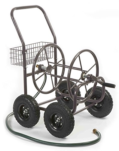 Liberty Garden Products 871-1 Residential Grade 4-Wheel Garden Hose Reel Cart with 250-Foot-Hose Capacity