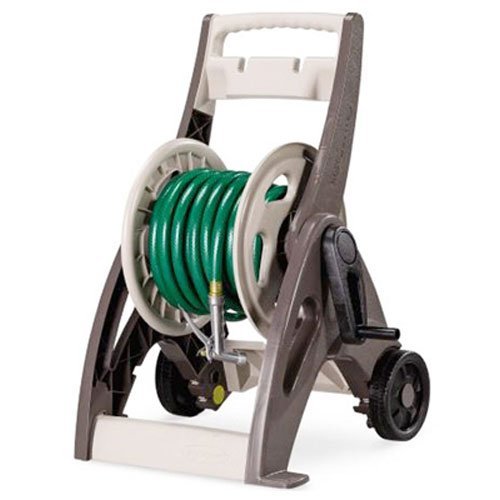 Suncast 225-Foot Capacity Hosemobile Garden Hose Reel Cart BronzeTaupe SFB200B