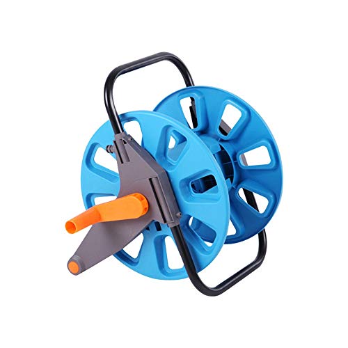 Garden Hose Holder Water Pipe Storage Rack Portable Garden Hose Reel Stand Holder Bracket Garden Tool Portable Hose Reel Cart Lightweight Great For Garden Lawn Yard  Color  Blue  Size  HBS-8802 