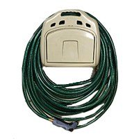 Ames True Temper 2382561 Premium Hose Hanger With Storage Tan 150-feet