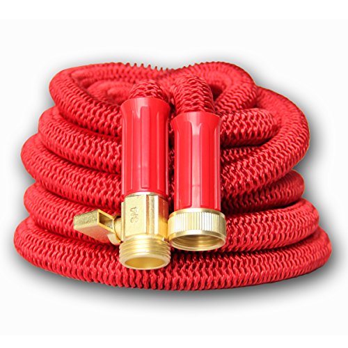 CLOSEOUT Best 25 Expanding Hose Strongest Expandable Garden Hose on the Planet Solid Brass Ends Double Latex Core Extra Strength Fabric 2016 design