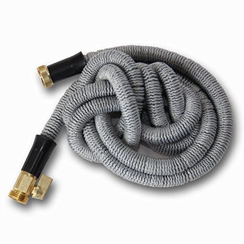 Platinum 100 Expandable Hose Strongest Expanding Garden Hose on the Planet Solid Brass Ends Double Latex Core Extra Strength Fabric 2016 design