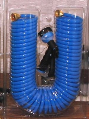 Orbit 27891 Lawnamp Garden 50-foot Blue Coil Hoseamp Spray Nozzle