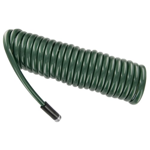 Plastair SpringHose PUW825B94H-AMZ Light Polyurethane Lead Free Drinking Water Safe Recoil Garden Hose Green 12-Inch by 25-Foot