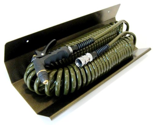Water Right 4-piece Garden Hose Set With 50-foot Coil Hose Hose Hanger Adjustable Spray Nozzle And Quick Connect