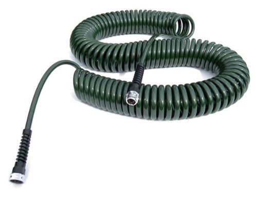 Water Right Professional Coil Garden Hose Lead Free Drinking Water Safe 75-Foot x 38-Inch Forest Green