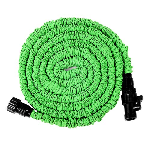 Bear Outdoor Garden Hose Water Hose 25ft Lightweight Expandable Garden Hose Double Latex Core Extra Strength Fabric Flexible Expanding Hose for Outdoor Lawn Car Watering Plants25FT