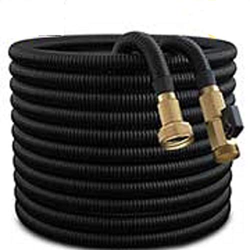 IKproductpro Garden Hose - Expandable Garden Hose - 50ft - Heavy Duty Garden Hose - Outdoor Portable Garden Hose - Yard Hose Expandable - Flexible Garden Hose with Solid Brass Connector