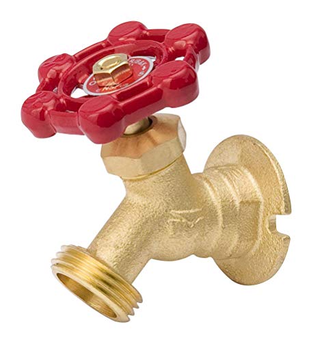 MuellerB K 108-004 Outdoor Hose Lawn Faucet 34-Inch Brass Female Pipe Thread Sillcock