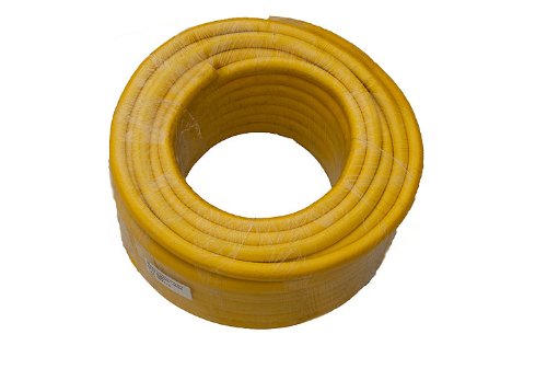 YELLOW GARDEN HOSE PIPE REINFORCED PRO ANTI KINK LENGTH 15M BORE 12MM