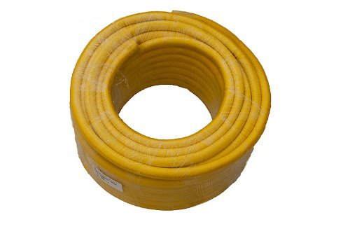 Yellow Garden Hose Pipe Reinforced Pro Anti Kink Length 25M Bore 12Mm by DIRECT HARDWARE