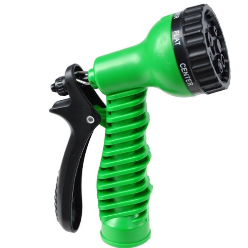 Green Garden Hose Nozzle Water Spray Gun