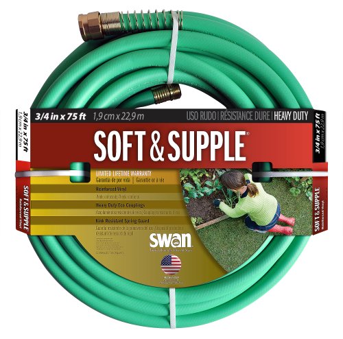 Swan Soft And Supple SNSS34075 34-Inch x 75-Foot Green Garden Hose