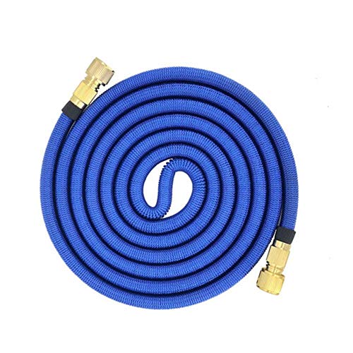 Garden Hose Expandable Magic Flexible 3 Times Garden Irrigation Hose Car Wash Hose Spray Gun Sprayer Watering Color  Blue Size  50ft