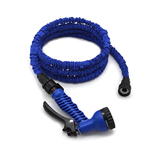 50 Feet Garden Hose Water Hose Expandable Hose Best Hoses Expandable Garden Hose with Free 7-way Spray Nozzle Watering Hose Flexible HoseBlue by Freehawk