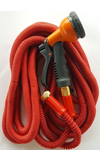 Premium Water Hose 50' | Most Durable Expanding Garden Hose On The Market | Outdoor Flexible Garden Hose Best