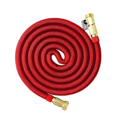Ablevel Expanding Hose Strongest Expandable Garden Hose On The Planet 100 Feet Red