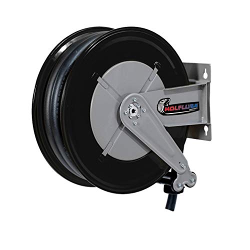Wolflube Automatic Hose Reel for Fuel - 1in - Up To 50ft