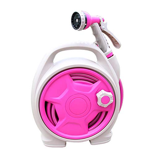 Ya-tube Retractable Garden Water Hose Reel Wall Mount Auto Automatic Garden Hose Reel Any Length Lock Car Washing Watering Flowers Showering Pets Simple Storage Compatible Most Place