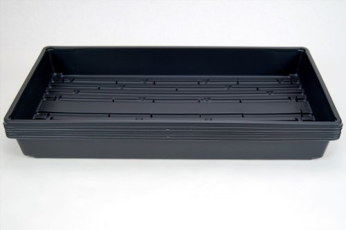 5 Plant Growing Trays with Drain Holes - 20&quot X 10&quot - Perfect Garden Seed Starter Grow Trays For Seedlings