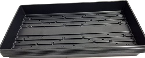 6 Plant Growing Trays with Drain Holes - 20&quot X 10&quot - Perfect Garden Seed Starter Grow Trays For Seedlings