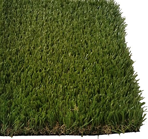 Zen Garden Deluxe Premium Synthetic Grass Rubber Backed With Drainage Holes Blade Height 16&quot 40mm 91 Ozsq