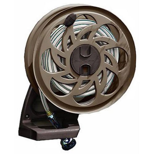 Suncast CPLSTA125B 125-Foot Sidetracker Garden Hose Reel With Guide