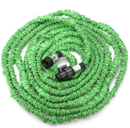 Worth And Nice Expandable Garden Water Hose Expands To 75 Ft green