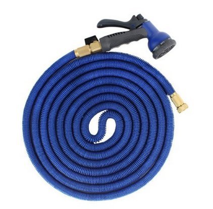 Worth And Nice Expanding Hose Green Flexible Expandable Garden Water Hose Water Pipe/ Water Gun Spray Nozzle (