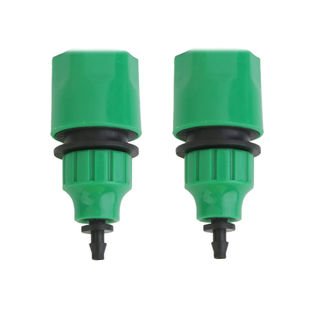 Begrit Garden Hose Pipe One Way Adapter Tap Connector Fitting For Irrigation 2-pack