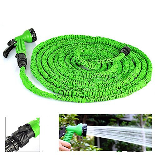 Toaway Newest Super Strong Expanding Heat-resistant Water Garden Pipe Expandable Hose TV Products Green50ft
