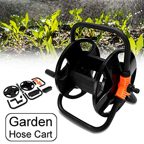 LWQ Garden Hoses Reel Garden Pipe Storage Cart Pipe Exclude Winding Tool Rack Portable Garden Hoses Reel