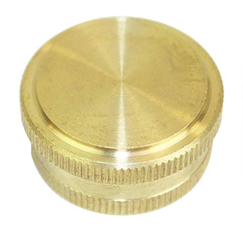 Garden Water Hose End Cap Die Cast Brass FGC00 34