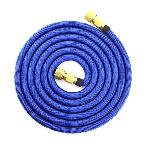 15Ft 100Ft Garden Hose Expandable Flexible Water Hoses Plastic Hose Pipe with Spray Gun Watering Three Layer TPE50Ft15MSingle Hose1