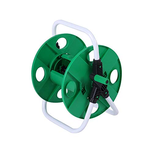 Rnwen Garden Hose Hook Small Green Water Hose Reel Portable Water Pipe Storage Rack Garden Accessories Hose Storage Device Hose Parts Connectors Color  Green Size  HBS-067