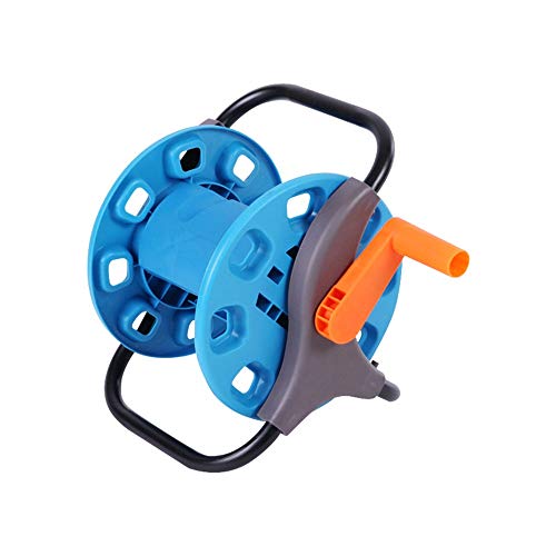 Rnwen Garden Hose Hook Water Pipe Storage Rack Garden Hose Reel Stand with Wheels Hose Reel Cart Blue Garden Hose Reel Parts Connectors Color  Blue Size  HBS-8801