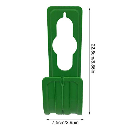 XSWY Garden ABS Hose Hook Rack Garden Irrigation Shower Nozzle PP Storage Rack Hose Watering Organizer Winding Frame Pipe Holder Color  Green