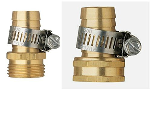 Orbit Male-Female Thread Brass 34 Water Hose Repair - Garden Hoses Mender Model  Home Garden Store